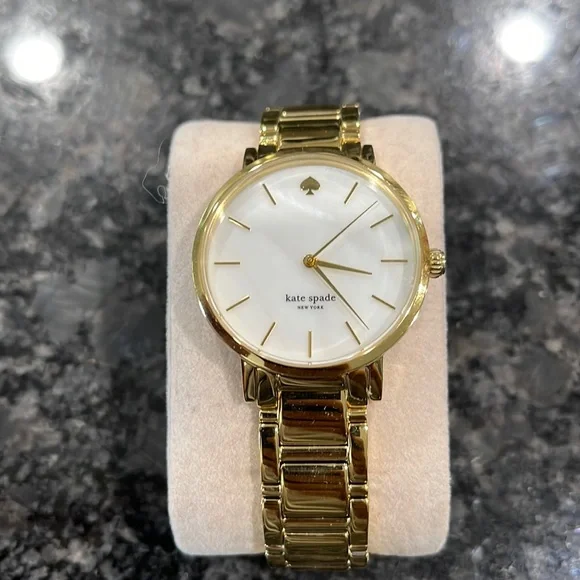 Kate Spade watch - needs new battery Accessories | Kate Spade Monogram Steel 34mm Watch Leather  main image 3